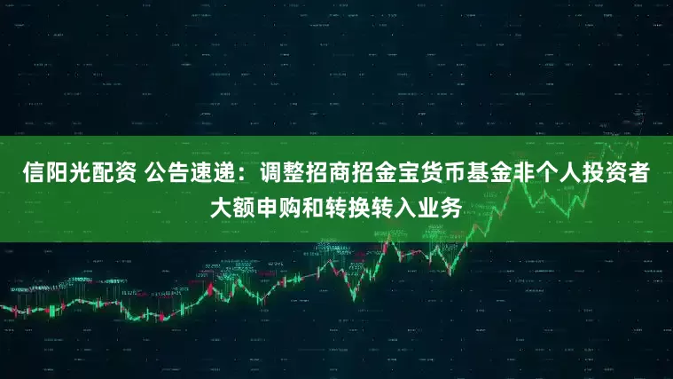 信阳光配资 公告速递：调整招商招金宝货币基金非个人投资者大额申购和转换转入业务