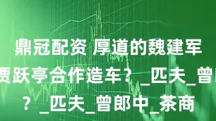 鼎冠配资 厚道的魏建军为何要与贾跃亭合作造车？_匹夫_曾郎中_茶商