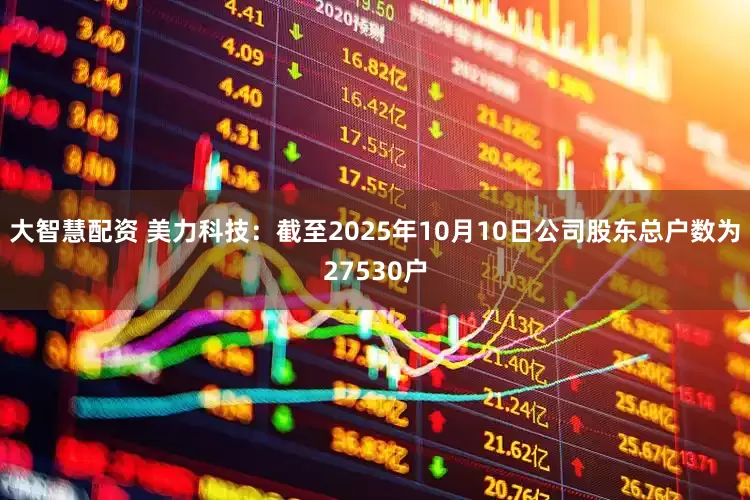 大智慧配资 美力科技：截至2025年10月10日公司股东总户数为27530户